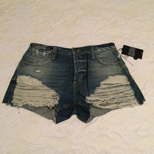 🆕 Joe's Jeans Distressed Shorts Size 27 NWT